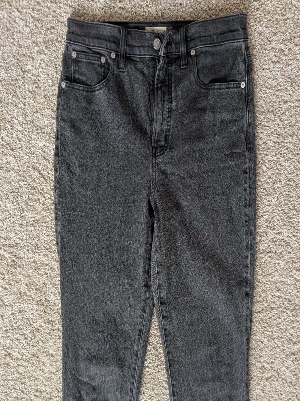 Madewell, The Perfect Vintage, in black stone wash size 28